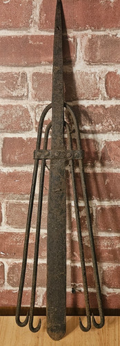Antique eel spear gig - antique, salmon