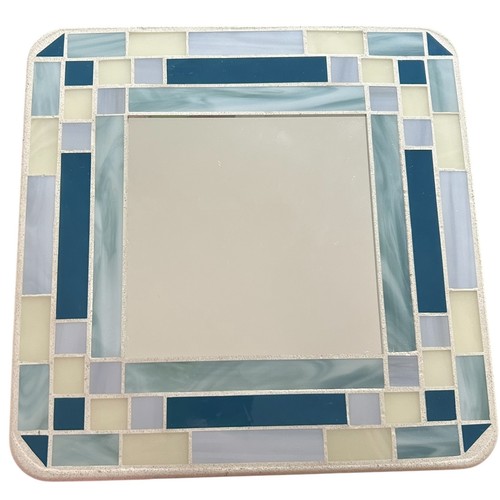 Mosaic wall mirror - mosaic, stained