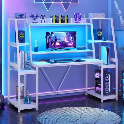Gaming desk with led - desk,