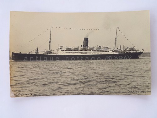 1933 vintage rms franconia - 1933,