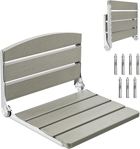 Folding shower seat - shower, 16"