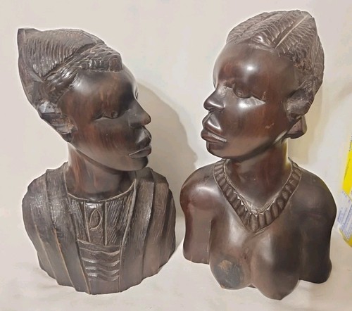 Vintage hand carved african - carved,