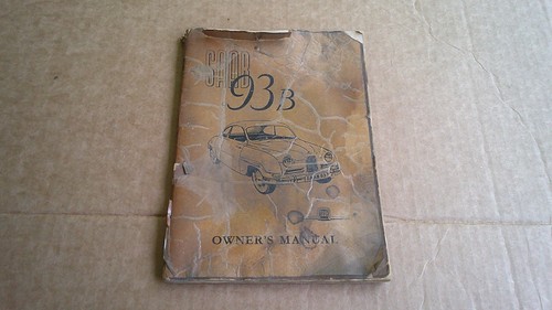 1958 saab 93b owner - 93b, owner’s