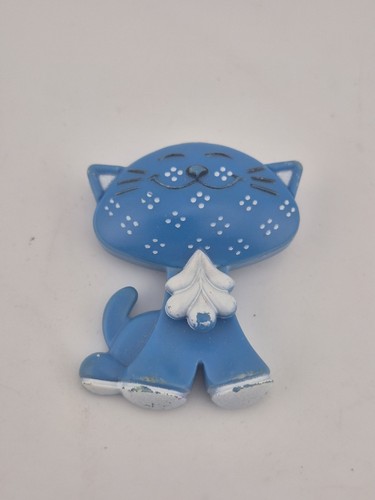 Avon blue calico - blue, pin