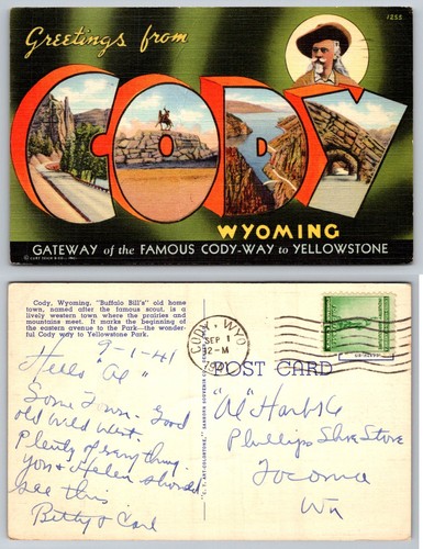 Greetings from cody wyoming - from,