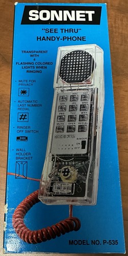 Vtg see through landline - vtg,