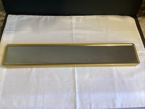 Vtg gold metal framed wall - gold,