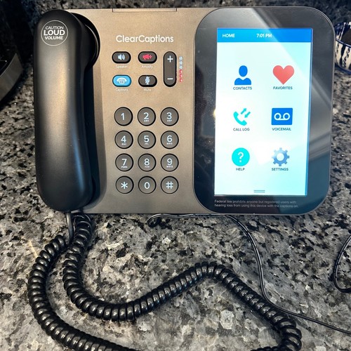 Clearcaptions blue phone - blue,