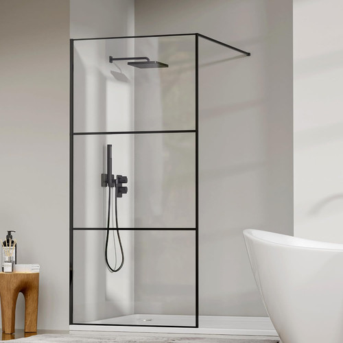 Fixed shower glass panel - fixed,