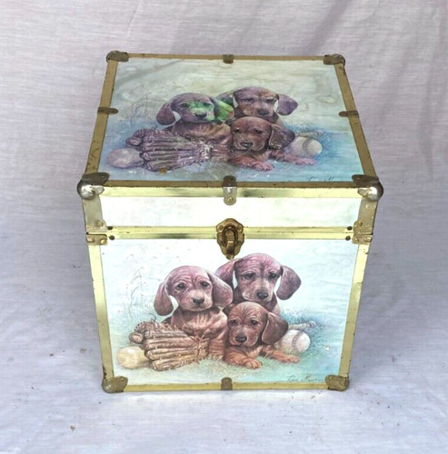 Vintage dogs scene - vintage, ruane