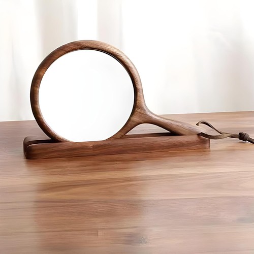 Handheld mirror with base - mirror,
