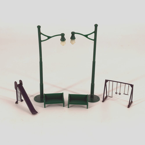 Plasticville scale lamp - b&b,