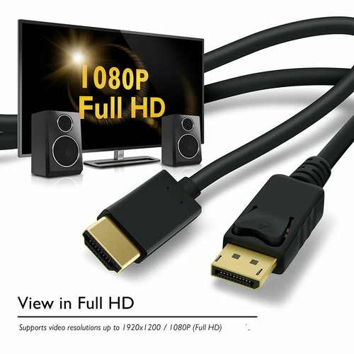 6ft display port - 6ft, hdmi