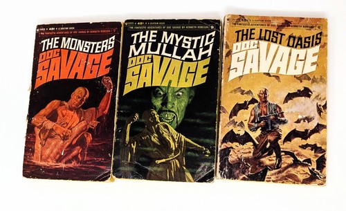 Doc savage lot vintage - of, 3