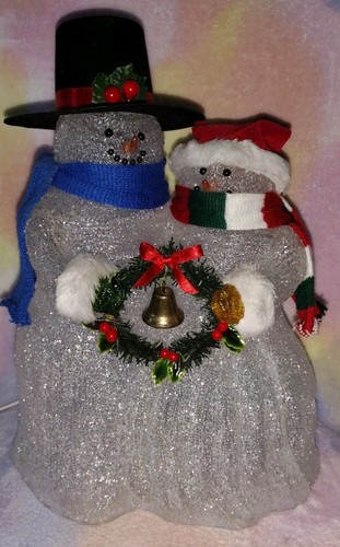 Acrylic light snowman - acrylic, light-up