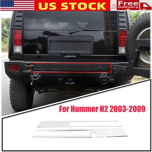 Steel chrome rear bumper panel - chrome,
