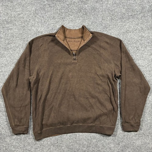 Tommy bahama zip - 1/4, sweater