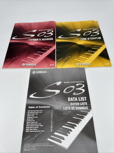 Yamaha s03 music - yamaha,