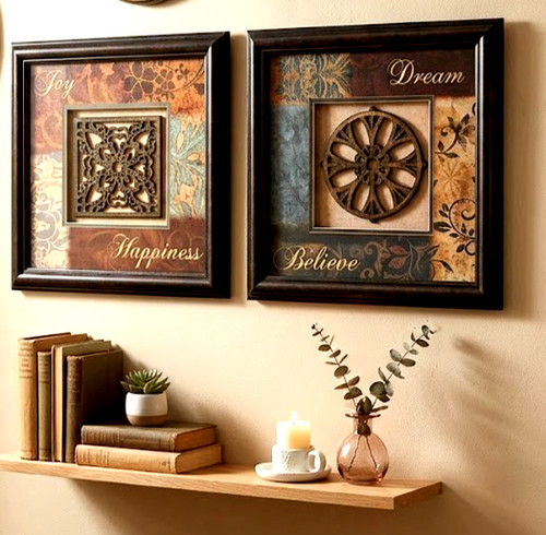 Framed wall art - framed, of