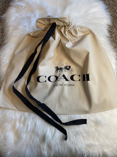 Coach drawstring dust - bag, gift