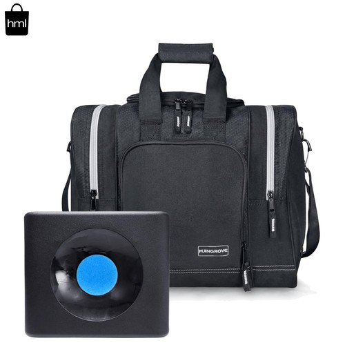 Spacious black bowling ball - spacious,