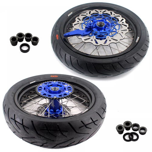Kke supermoto tires - 17", wheel