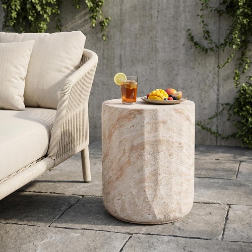 φ15 modern round side - φ15, table
