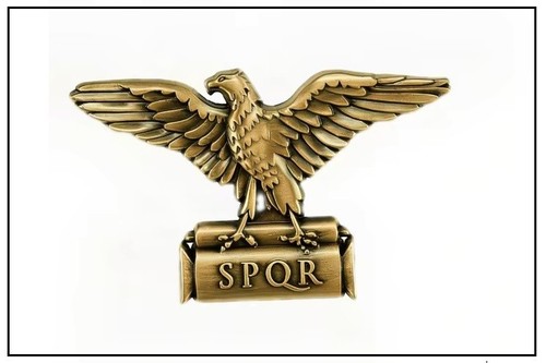 Spqr eagle badge 3 - eagle, 3/4"