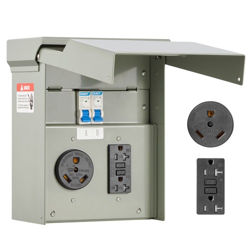 Temporary power outlet panel - temporary,