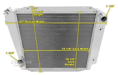 Champion row radiator for - row,