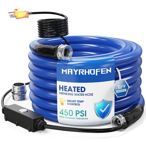 Heated water hose - heated, 25ft
