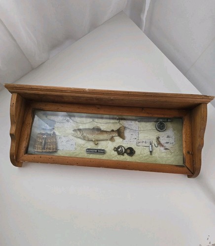 Rustic fishing shadow - rustic, box