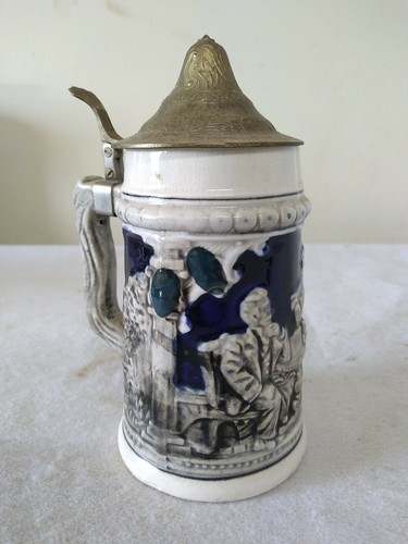 Japan lidded beer stein mug - ,