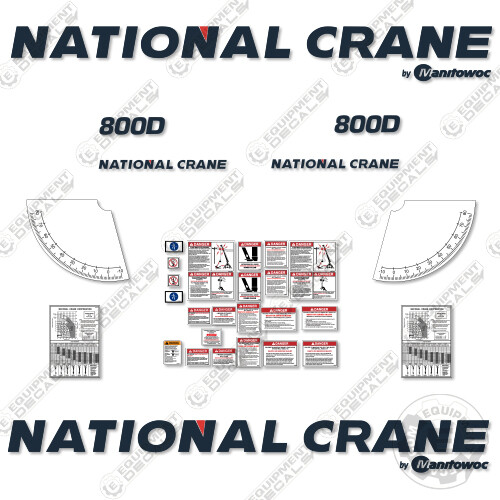 Fits national 800d decal - national, kit