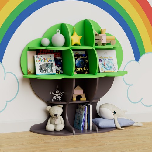 Green tree kids - green,