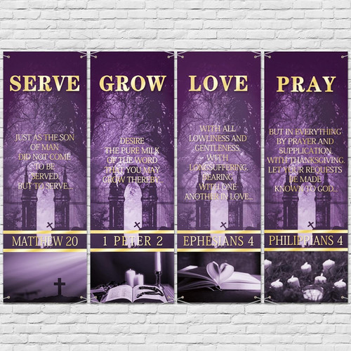 Pcs church banners for - banners,