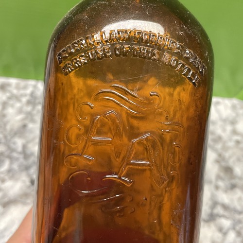 Old vintage brown whisky - old,
