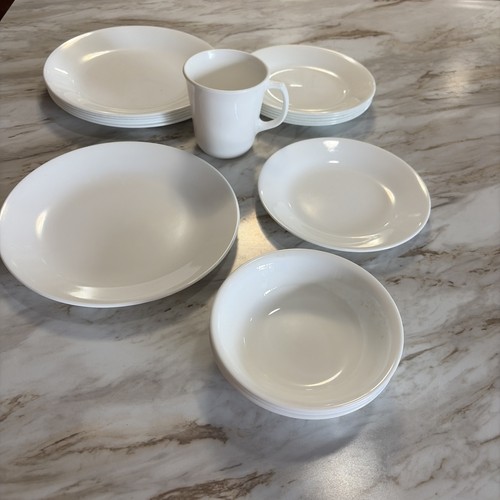 Corelle winter white piece - winter, 16-piece