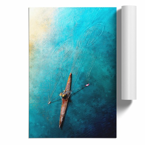 Single scull rowing - rowing, boat