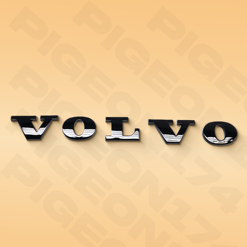 Gloss black rear trunk emblem - gloss,