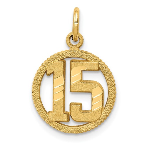 14k yellow gold circle - yellow,