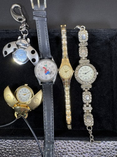 Lot watches running w - 5, w/new