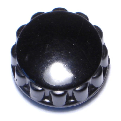 8 black plastic - #8-32, x
