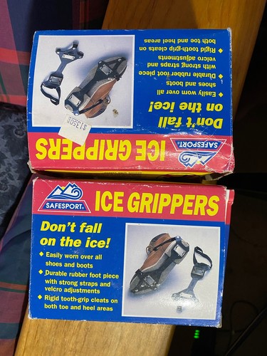 Two sets ice grippers - two,