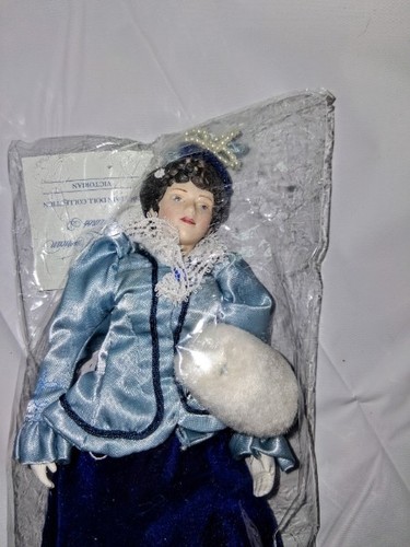 Vintage porcelain doll - porcelain,