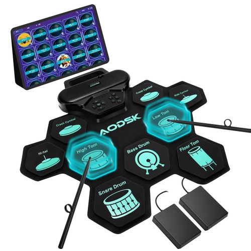 Aodsk electronic drum - electronic, set,9