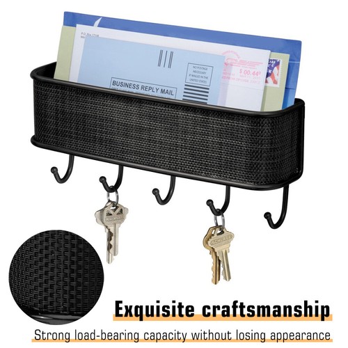 Mail holder key - w/, wall