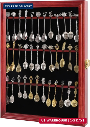Souvenir tea spoon display - 36,