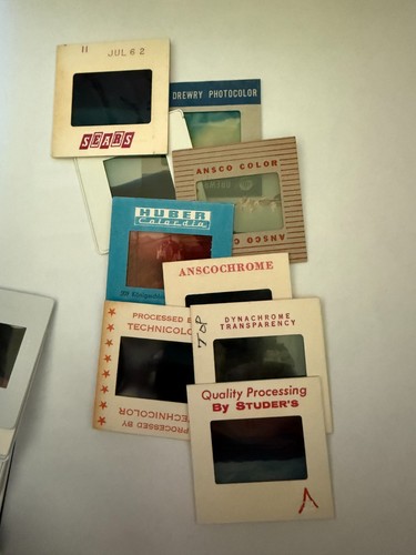 120 vintage color slides late - 120,