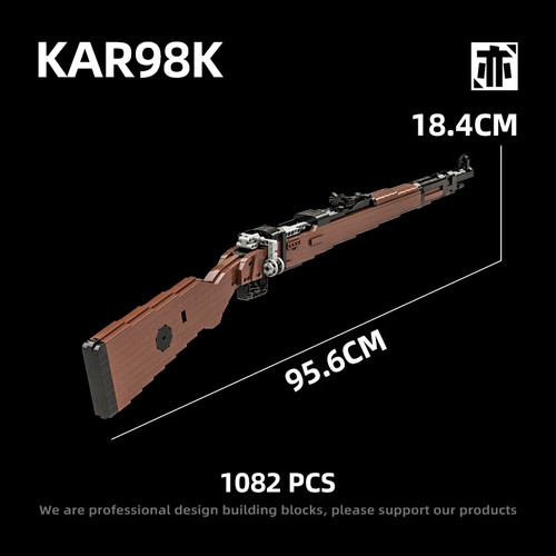 1082pcs kar 98k sniper - sniper, rifle